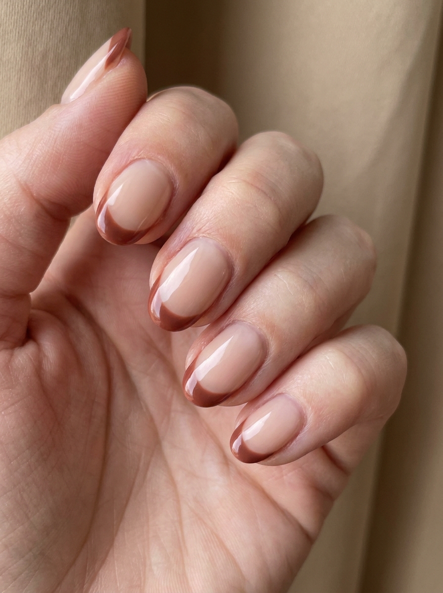 Cinnamon Side French als Nailart Herbst Ideen Inspiration 2026